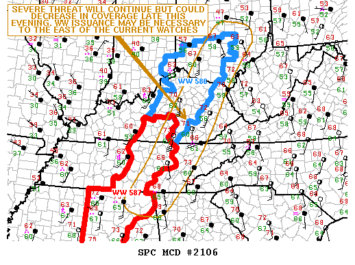 Mesoscale Discussion 2106