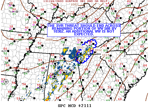 Mesoscale Discussion 2111