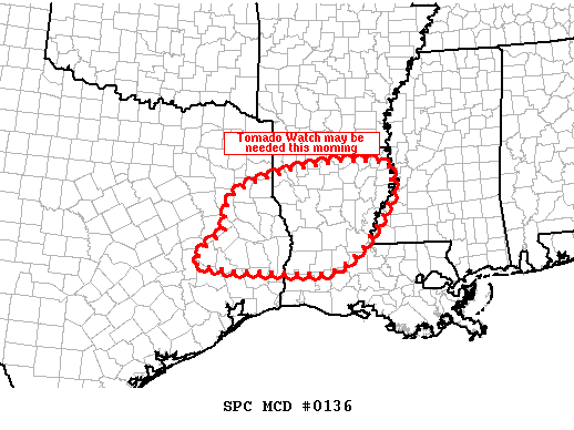 Mesoscale Discussion 136