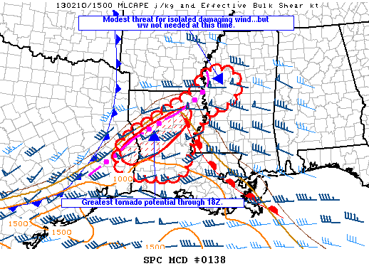 Mesoscale Discussion 138