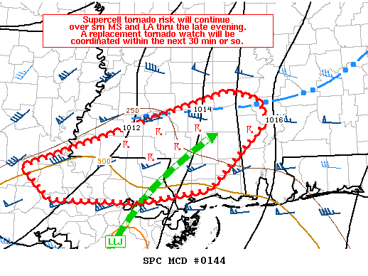 Mesoscale Discussion 144