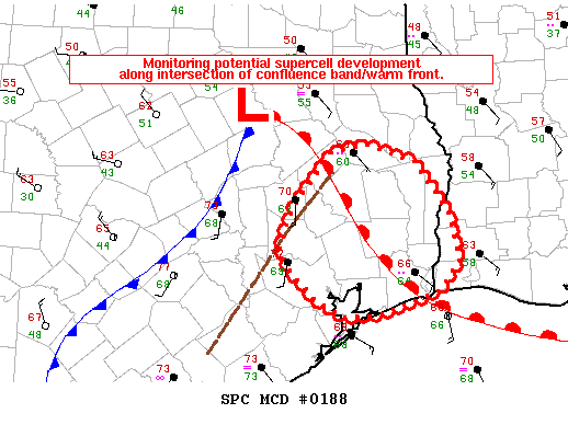Mesoscale Discussion 188