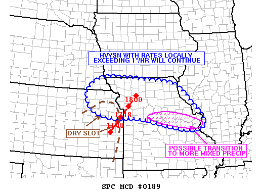 Mesoscale Discussion 189