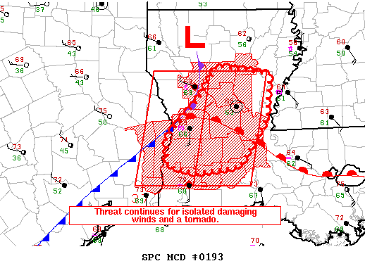 Mesoscale Discussion 193