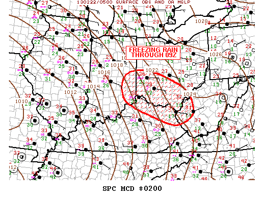 Mesoscale Discussion 200