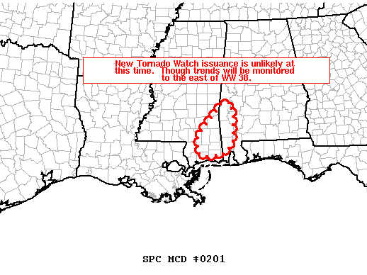 Mesoscale Discussion 201