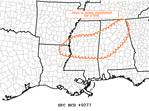 Mesoscale Discussion 277