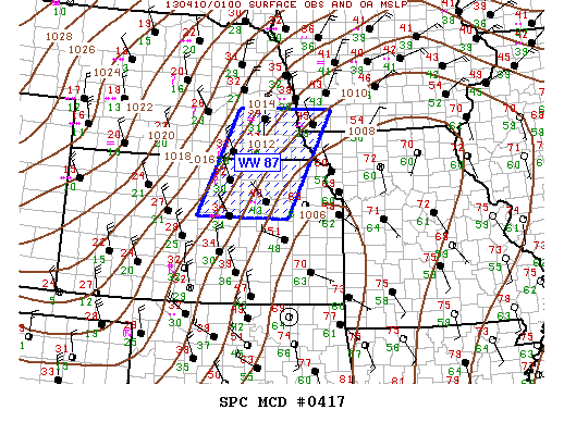 Mesoscale Discussion 417