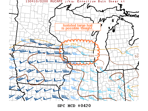 Mesoscale Discussion 420