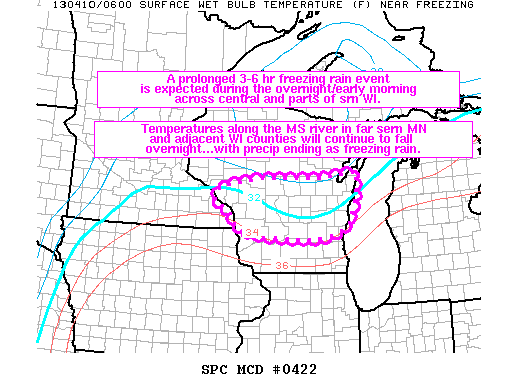 Mesoscale Discussion 422
