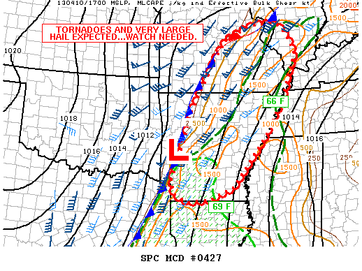 Mesoscale Discussion 427