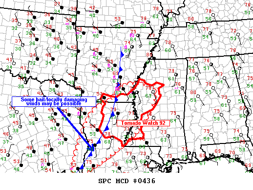 Mesoscale Discussion 436
