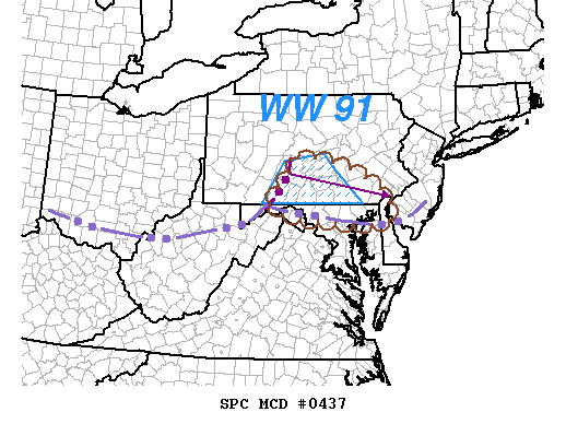 Mesoscale Discussion 437