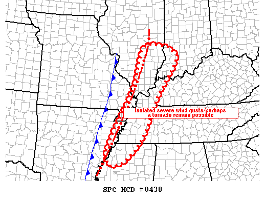 Mesoscale Discussion 438