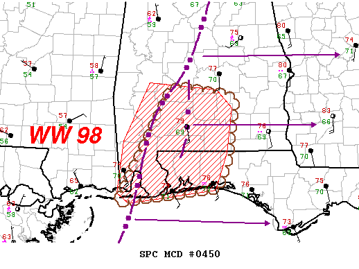 Mesoscale Discussion 450