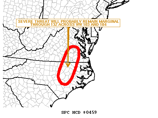 Mesoscale Discussion 459