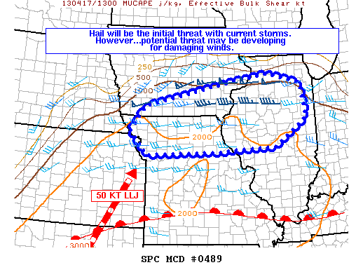 Mesoscale Discussion 489