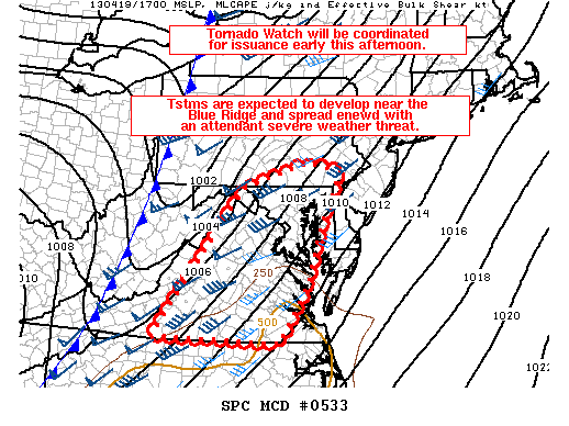 Mesoscale Discussion 533