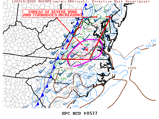 Mesoscale Discussion 537