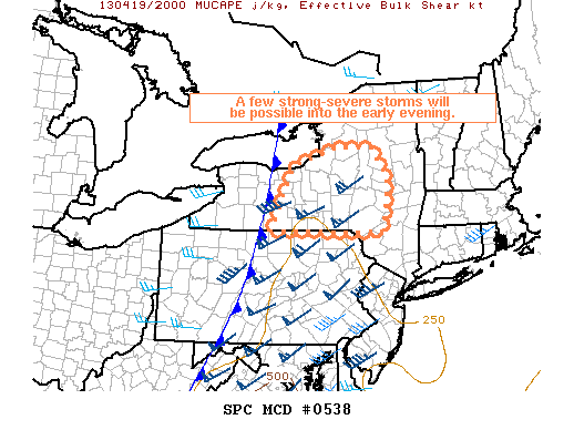 Mesoscale Discussion 538