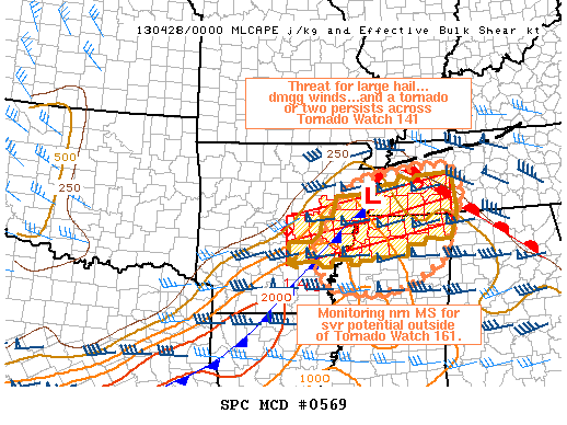 Mesoscale Discussion 569