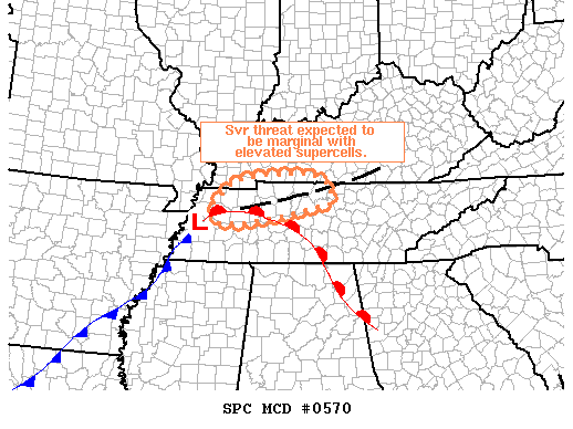 Mesoscale Discussion 570