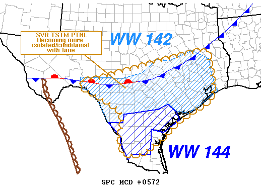 Mesoscale Discussion 572