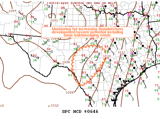 Mesoscale Discussion 646