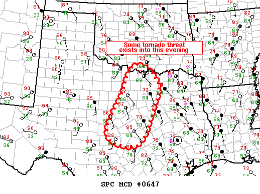 Mesoscale Discussion 647
