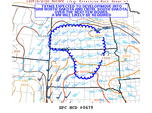 Mesoscale Discussion 679
