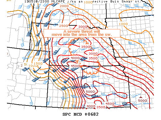 Mesoscale Discussion 682