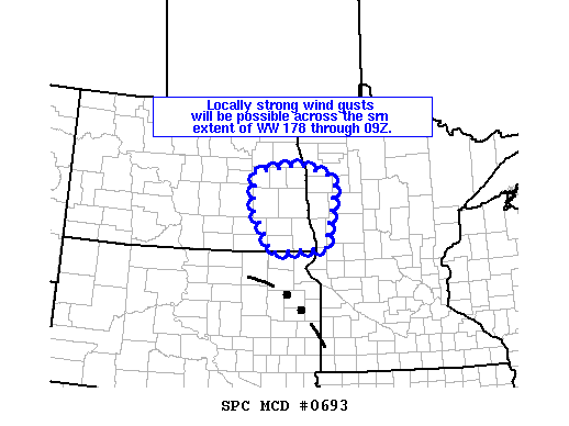 Mesoscale Discussion 693