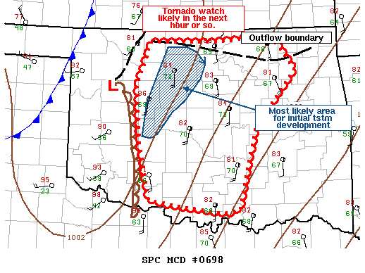 Mesoscale Discussion 698