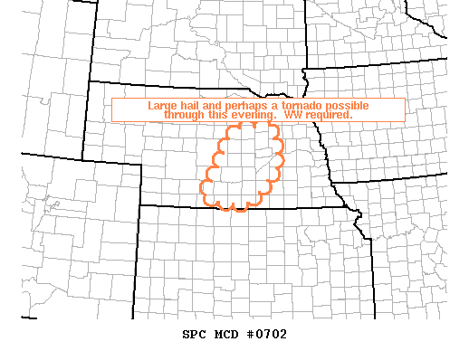 Mesoscale Discussion 702