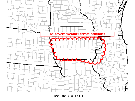 Mesoscale Discussion 710