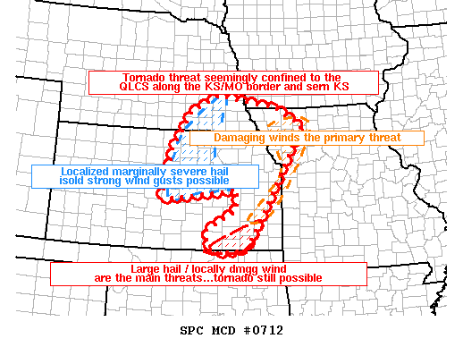 Mesoscale Discussion 712
