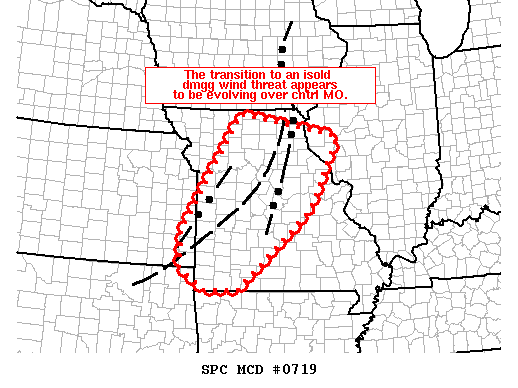Mesoscale Discussion 719