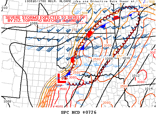 Mesoscale Discussion 726