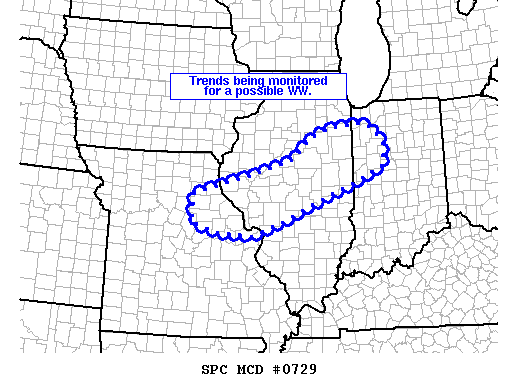 Mesoscale Discussion 729