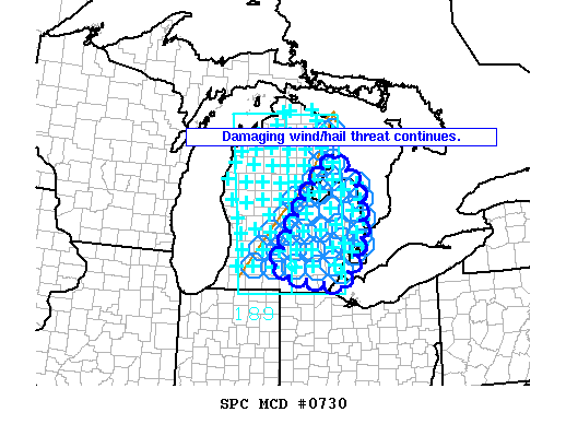Mesoscale Discussion 730