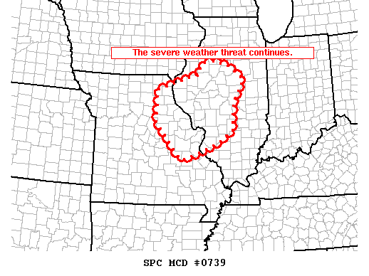 Mesoscale Discussion 739