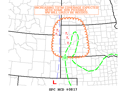 Mesoscale Discussion 817