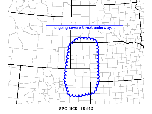 Mesoscale Discussion 843