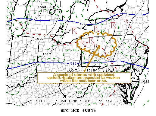 Mesoscale Discussion 846