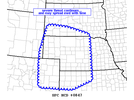 Mesoscale Discussion 847