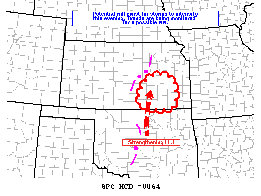 Mesoscale Discussion 864