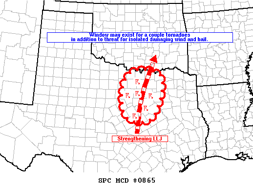 Mesoscale Discussion 865