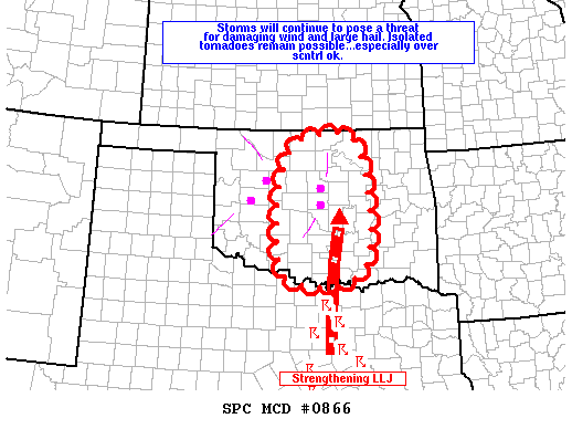 Mesoscale Discussion 866
