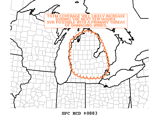 Mesoscale Discussion 883