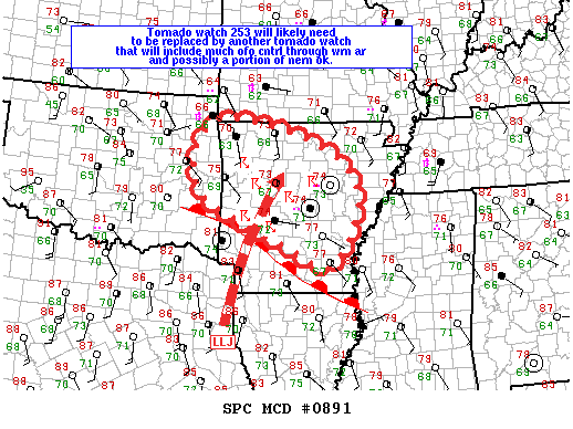 Mesoscale Discussion 891